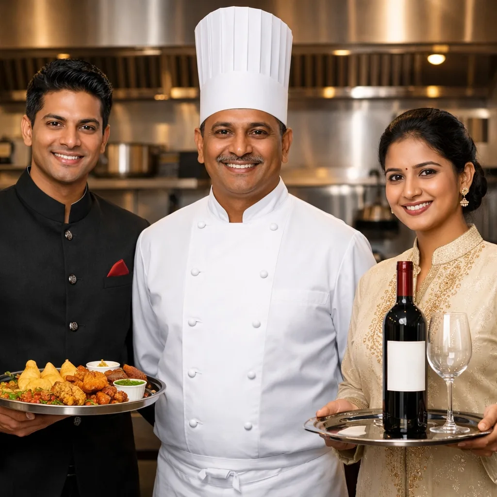 DineDazzle catering team and chefs
